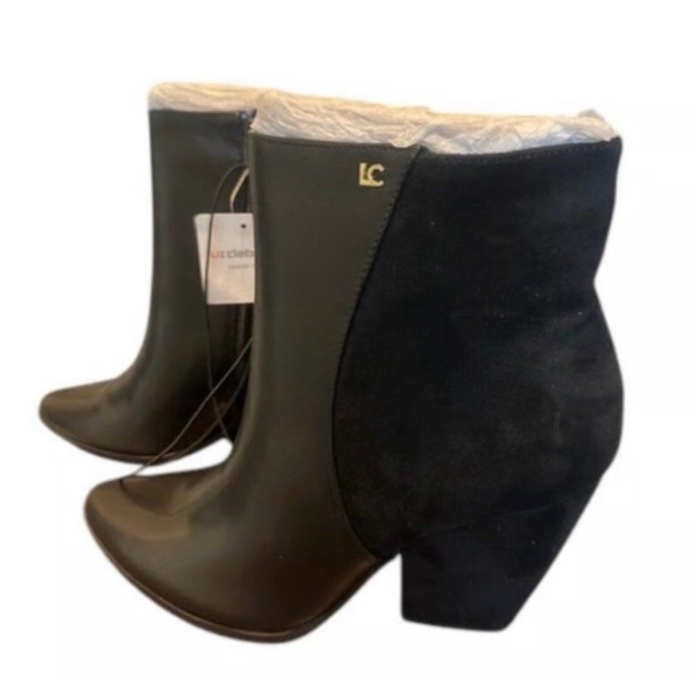 Liz Claiborne Utopia Sleek Black Ankle Booties